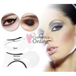 Sablon pentru conturarea ochilor SMC03, set 2 bucati 